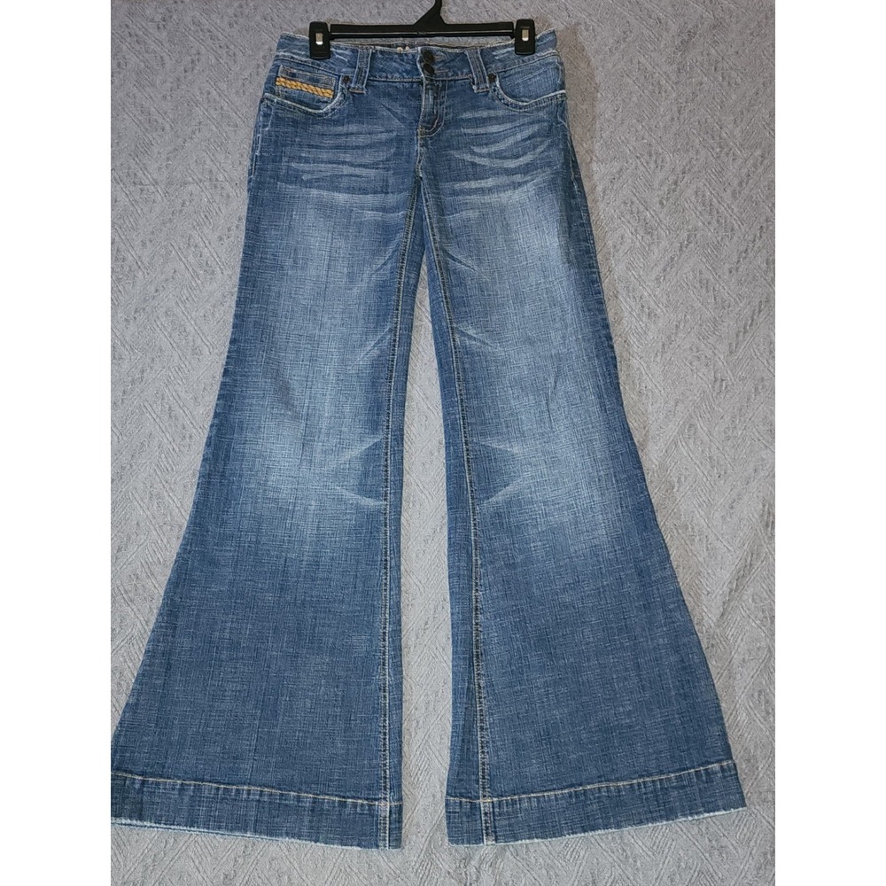 Hydraulic Women's Jeans Size 5/6 Flare Bootcut Stretch Distressed Western